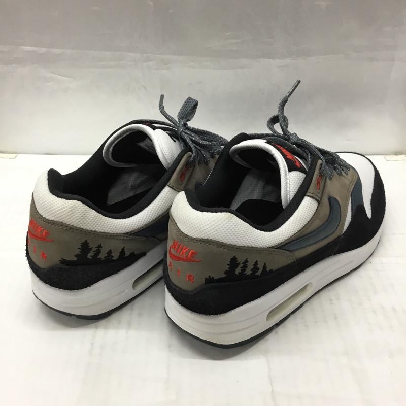 ナイキ NIKE スニーカー スニーカー FJ0698 100 AIR MAX 1 PRM 29cm 箱有 29.0cm ロゴ、文字 白 / ホワイト / X 黒 / ブラック / X 茶 / ブラウン /  メンズ USED 古着 中古 10109200