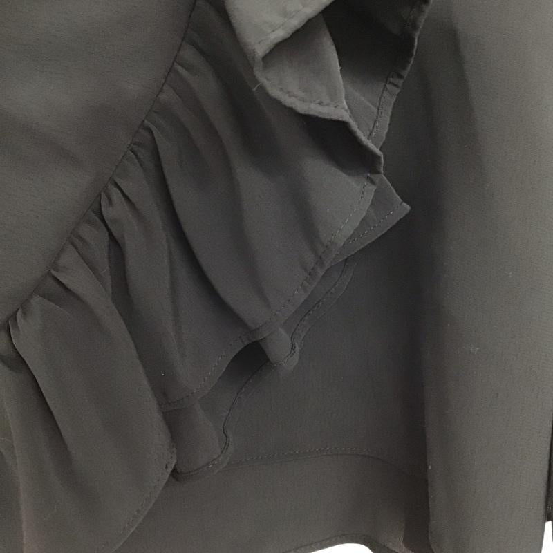 ザラベーシック ZARA BASIC シャツ、ブラウス 七分袖 XS 無地 黒 / ブラック /  レディース USED 古着 中古 10150046