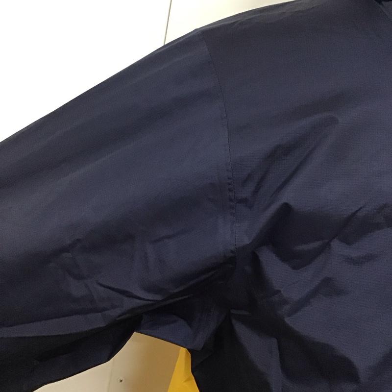 パタゴニア patagonia ジャケット、上着 ジャンパー、ブルゾン 83932sp18 ナイロンパーカー ジップアップパーカー ジャケット S ロゴ、文字 黄 / イエロー / X 紺 / ネイビー /  メンズ USED 古着 中古 10120004