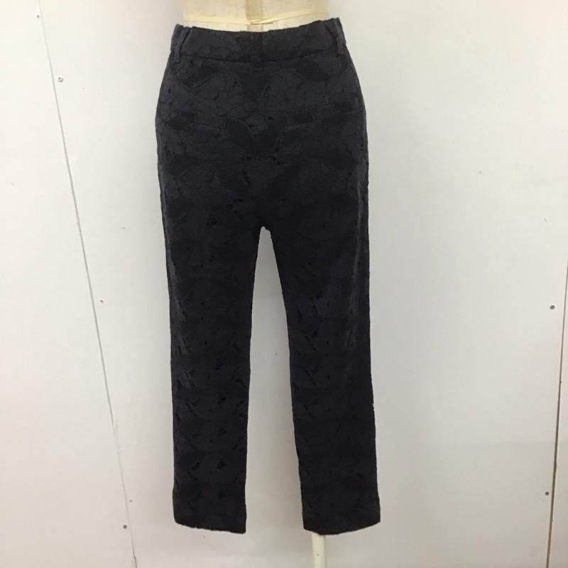 ルルウィルビー Loulou Willoughby パンツ スラックス テーパードパンツ レース 1 レース柄 紺 / ネイビー /  レディース USED 古着 中古 10107373