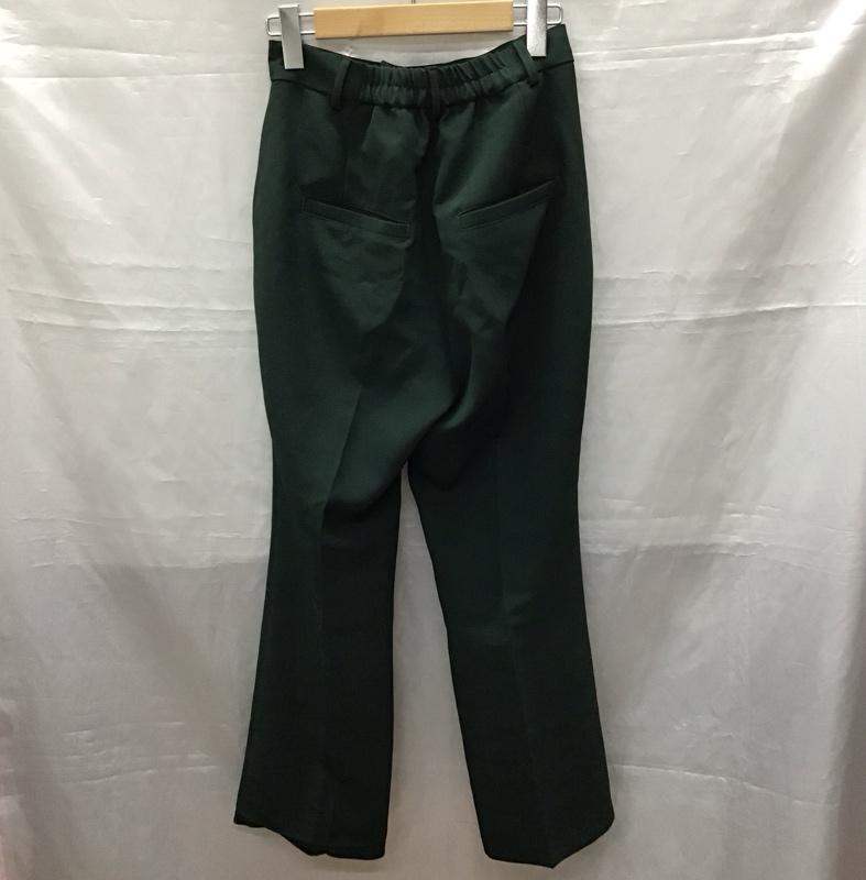 ローリーズファーム LOWRYS FARM パンツ スラックス LF520040TK カラーフレアパンツ S 無地 緑 / グリーン /  レディース USED 古着 中古 10115856
