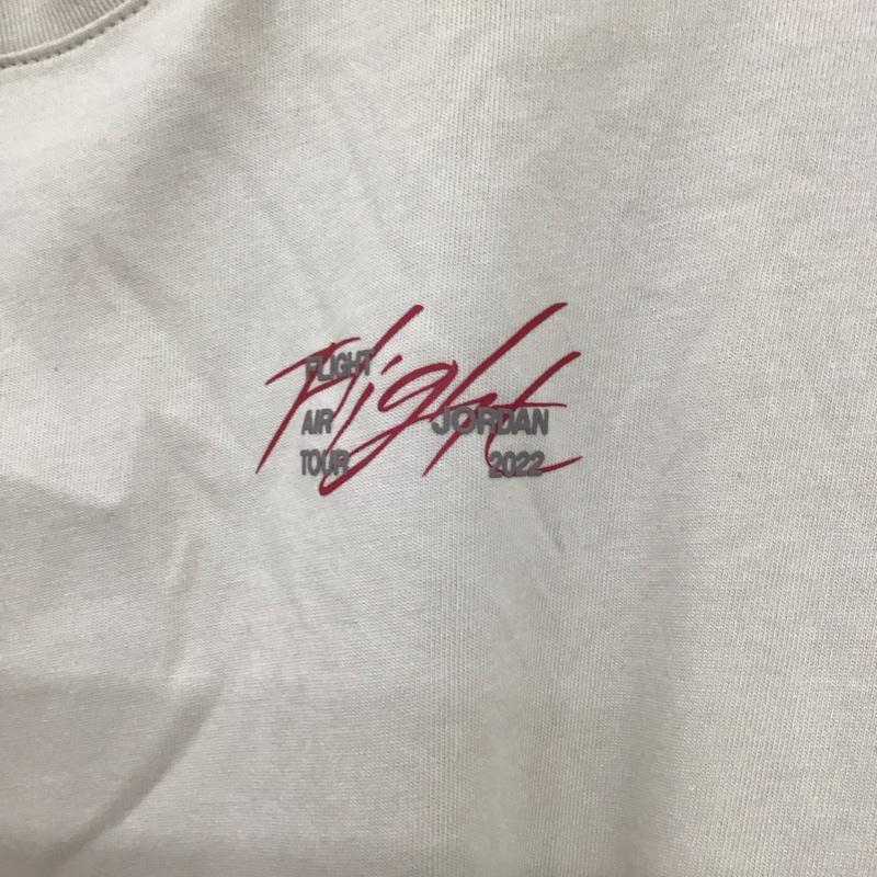エアジョーダン AIR JORDAN カットソー 長袖 dm0847-104 ジョーダンFLTヘリテージ85L/Sクルー 長袖カットソー プリントTシャツ XXL ロゴ、文字 ベージュ / ベージュ /  メンズ USED 古着 中古 10132712