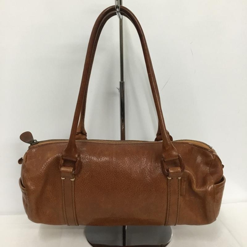 ゲンテン genten ハンドバッグ ハンドバッグ レザー 無地 茶 / ブラウン /  レディース USED 古着 中古 10129110