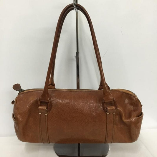 ゲンテン genten ハンドバッグ ハンドバッグ レザー 無地 茶 / ブラウン /  レディース USED 古着 中古 10129110