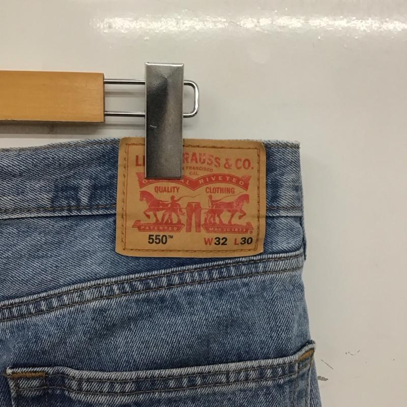 リーバイス Levi s パンツ デニム、ジーンズ 00550-4834 W32 L30 500 リラックスフィット 43インチ 無地 青 / ブルー /  メンズ USED 古着 中古 10139507