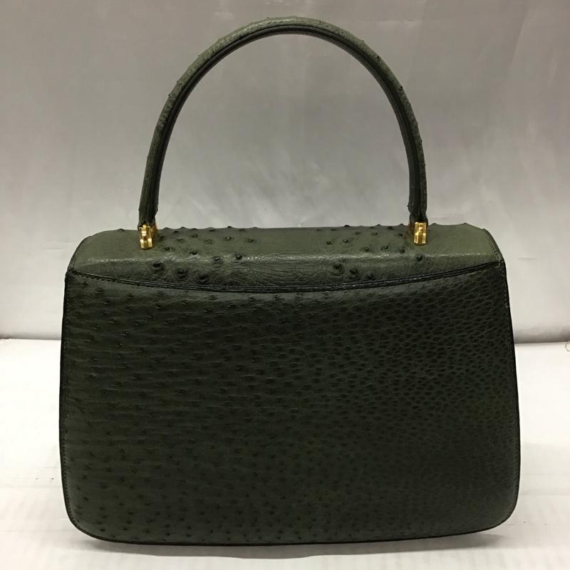 古着 USED ハンドバッグ ハンドバッグ 皮革 無地 カーキ / カーキ /  レディース USED 古着 中古 10112181