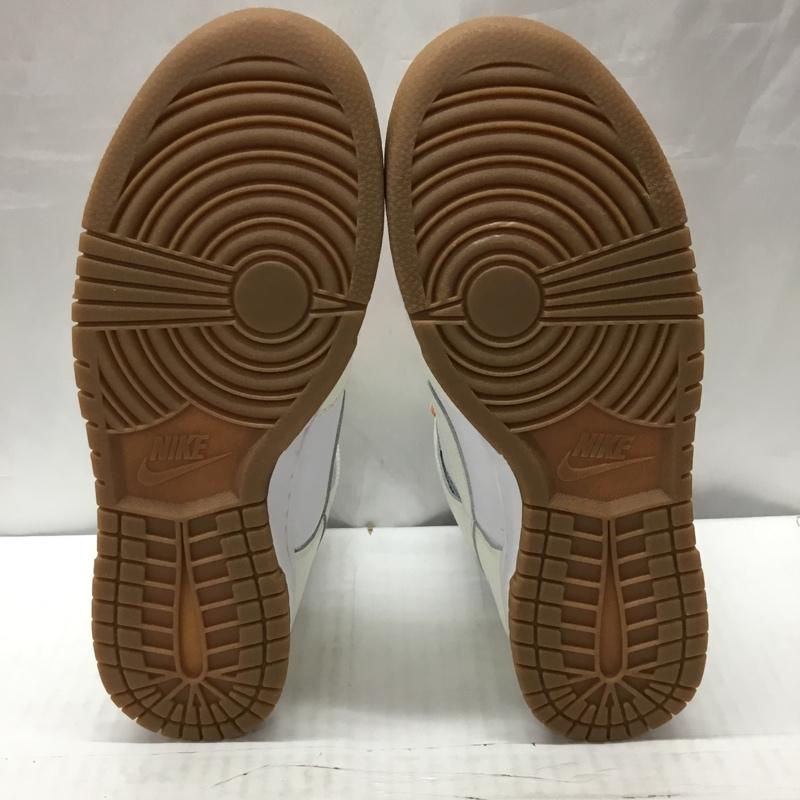 ナイキ NIKE スニーカー スニーカー DD1869 109 WMNS DUNK HIGH 27.5cm 箱有 27.5cm ロゴ、文字 白 / ホワイト / X アイボリー / アイボリー /  メンズ USED 古着 中古 10111972