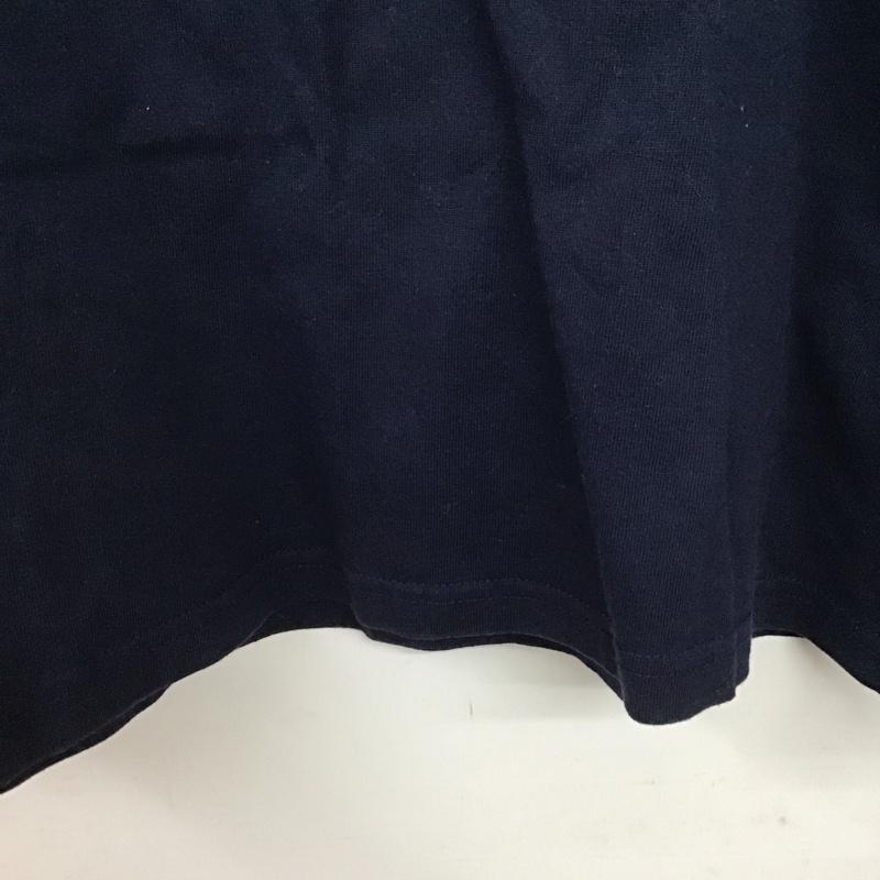 ディスコート Discoat Tシャツ 半袖 DPZ2041306A0011 サガラバック刺繍半袖Tシャツ FREE ロゴ、文字 紺 / ネイビー /  レディース USED 古着 中古 10144109