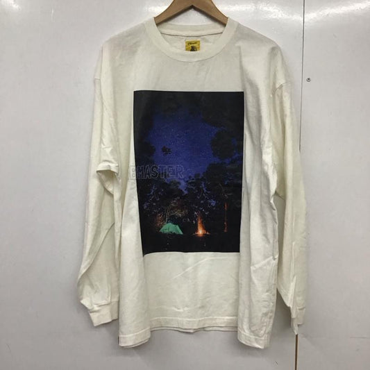 コブマスター COBMASTER Tシャツ 長袖 長袖カットソー プリントカットソー クルーネック 40 プリント 白 / ホワイト /  メンズ USED 古着 中古 10142886