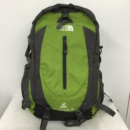 ザノースフェイス THE NORTH FACE リュックサック、デイパック リュックサック、デイバッグ ELECTRON 45 バックパック ロゴ、文字 薄緑 / ライトグリーン / X ダークグレー / ダークグレー /  メンズ USED 古着 中古 10149484