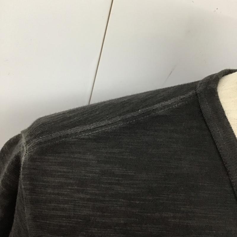 フランクリンマーシャル FRANKLIN&MARSHALL Tシャツ 半袖 TSMVA232S15 Ｖネック プリント XS ロゴ、文字 黒 / ブラック /  メンズ USED 古着 中古 10106935