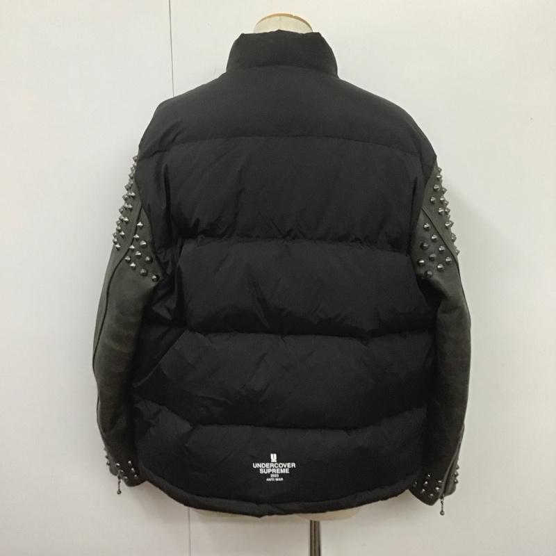 シュプリーム Supreme ジャケット、上着 ダウンジャケット UNDER COVER 23SS Puffer Jacket スタッズ 袖レザー L ロゴ、文字 黒 / ブラック /  メンズ USED 古着 中古 10107061