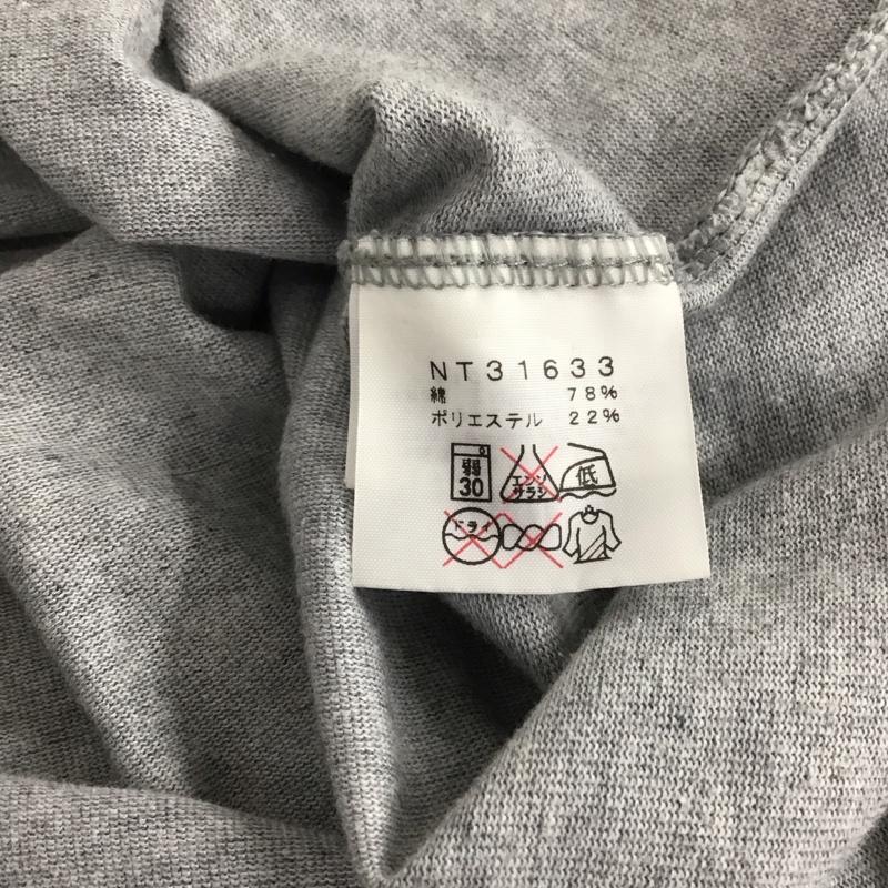 ザノースフェイス THE NORTH FACE Tシャツ 半袖 nt31633 SMALLBOXTEE 半袖カットソー プリントTシャツ L ロゴ、文字 灰 / グレー /  メンズ USED 古着 中古 10133503