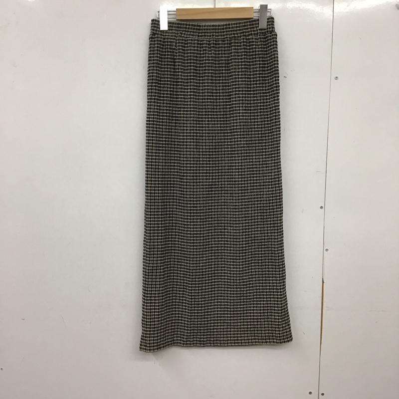 ローリーズファーム LOWRYS FARM スカート ロングスカート FREE チェック マルチカラー / マルチカラー /  レディース USED 古着 中古 10150636