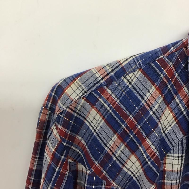 古着 USED シャツ、ブラウス 長袖 長袖シャツ チェックシャツ カラーシャツ ウエスタンシャツ チェック マルチカラー / マルチカラー /  メンズ USED 古着 中古 10139482
