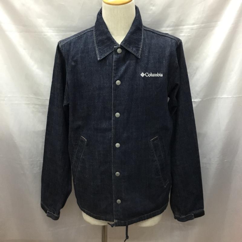 コロンビア Columbia ジャケット、上着 ジャケット、ブレザー 114 pm3559 バードロックパークジャケット デニムジャケット Gジャン M 無地 インディゴ / インディゴ /  メンズ USED 古着 中古 10114616