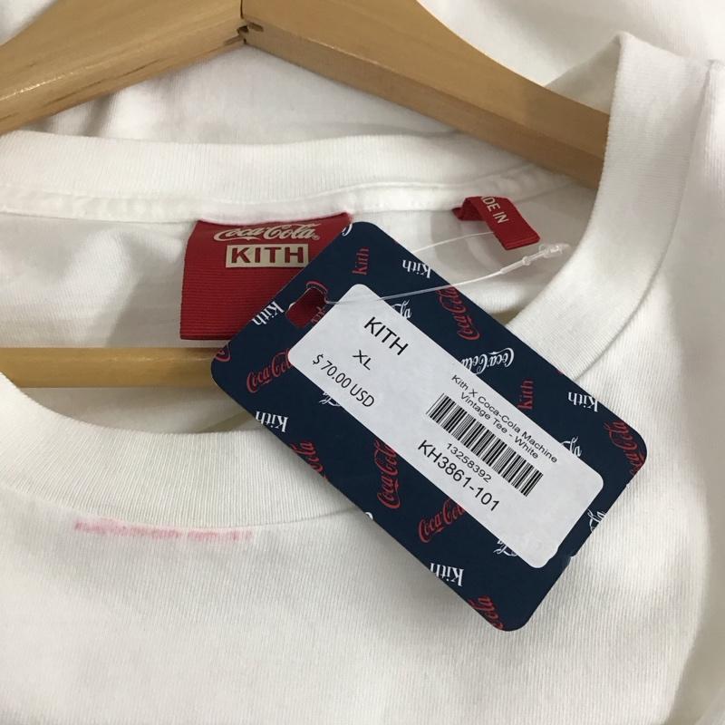 キス KITH Tシャツ 半袖 kh3861-101 KITHNYCCOCACOLAMACHINEVINTAGETEE プリントTシャツ XL プリント 白 / ホワイト /  メンズ USED 古着 中古 10144171