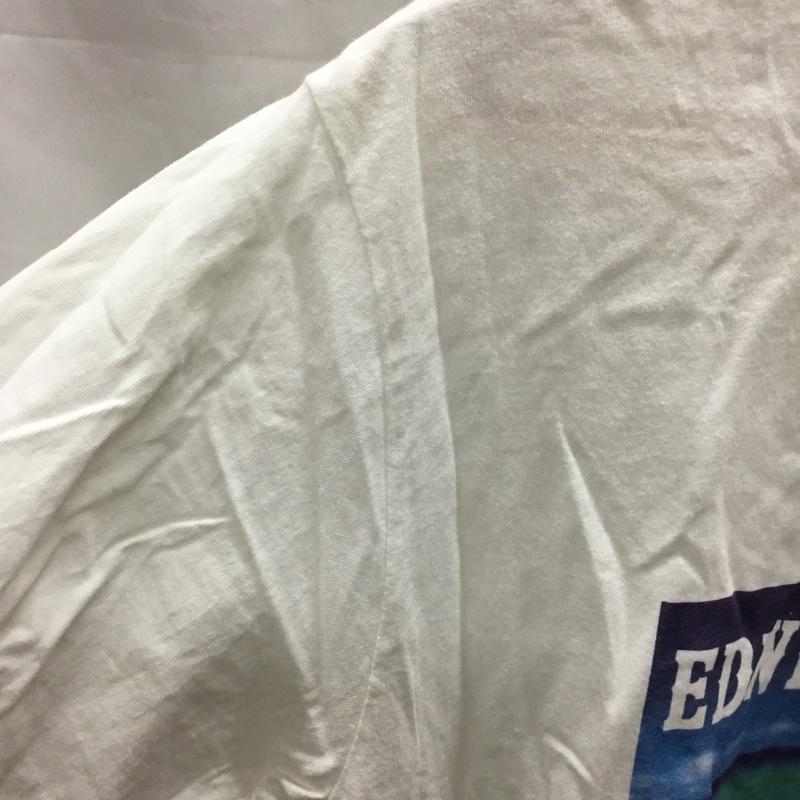 エドウィン EDWIN Tシャツ 半袖 ET8027 フォトプリントT L プリント 白 / ホワイト /  メンズ USED 古着 中古 10117791