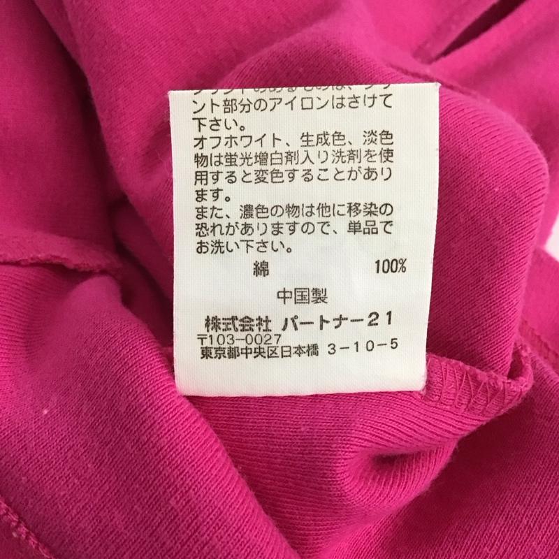 ポロジーンズ Polo Jeans Co. タンクトップ タンクトップ S プリント 桃 / ピンク /  レディース USED 古着 中古 10136446