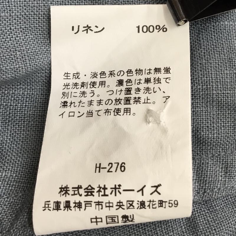 オーシバル ORCIVAL シャツ、ブラウス 半袖 1 ロゴ、文字 青 / ブルー /  レディース USED 古着 中古 10133777