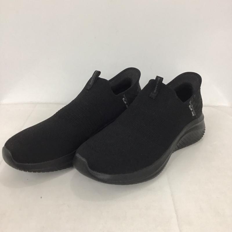 スケッチャーズ SKECHERS スニーカー スニーカー SN232450 スリップインズ ウルトラ フレックス 3.0 スムース ステップ 28cm 28.0cm ロゴ、文字 黒 / ブラック /  メンズ USED 古着 中古 10132462