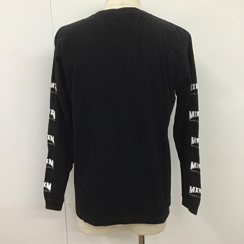マジカルモッシュミスフィッツ MxMxM カットソー 長袖 長袖カットソー クルーネックカットソー 長袖Tシャツ プリントTシャツ M プリント 黒 / ブラック /  メンズ USED 古着 中古 10107231