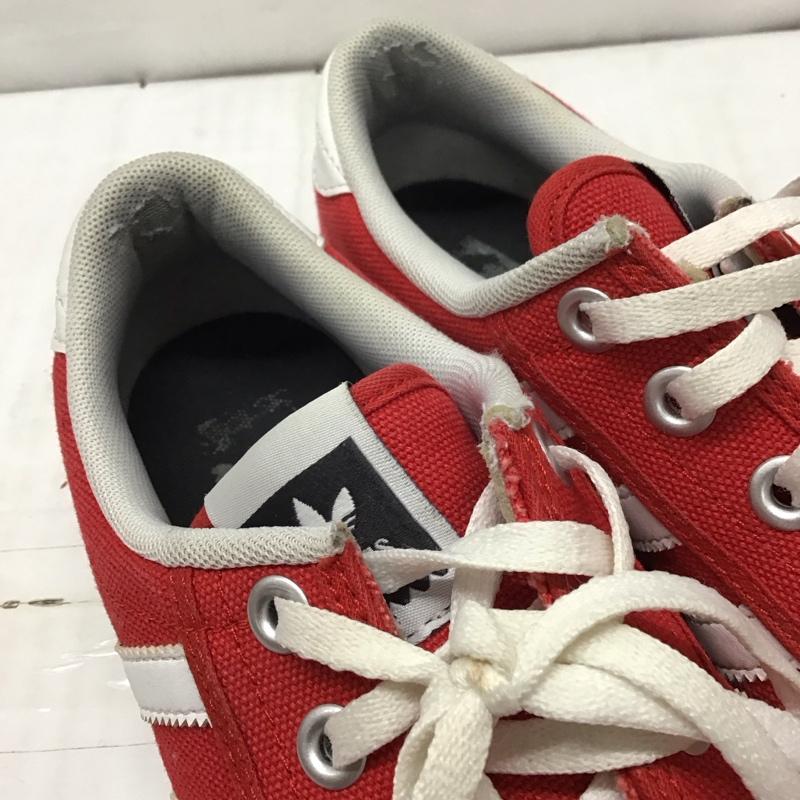 アディダス adidas スニーカー スニーカー D69237 KIEL キール 23cm 23.0cm ロゴ、文字 赤 / レッド / X 白 / ホワイト /  レディース USED 古着 中古 10118786