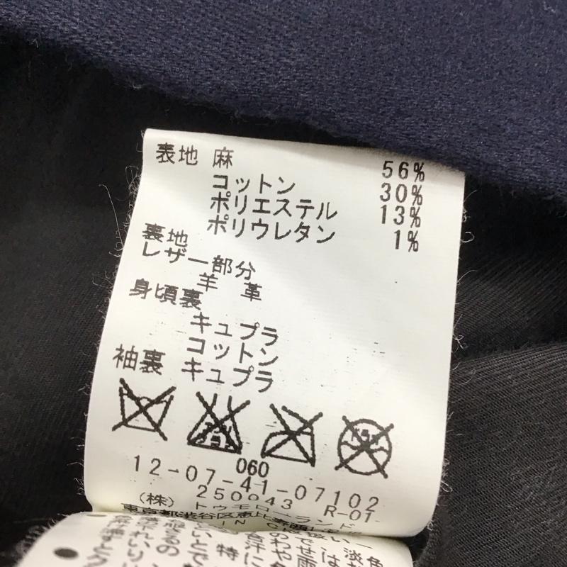 マカフィー MACPHEE ジャケット、上着 ジャケット、ブレザー 38 無地 黒 / ブラック / X 紺 / ネイビー /  レディース USED 古着 中古 10141221