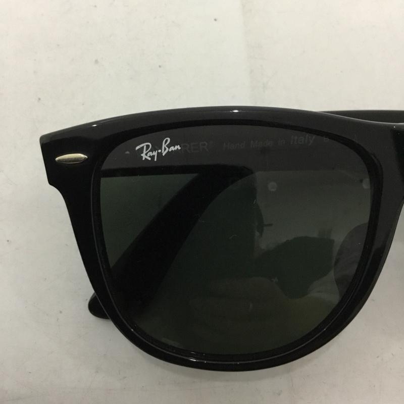 レイバン Ray-Ban めがね・サングラス サングラス RB2140-F WAYFARER カラーレンズ ケース付き ロゴ、文字 黒 / ブラック /  メンズ USED 古着 中古 10129429