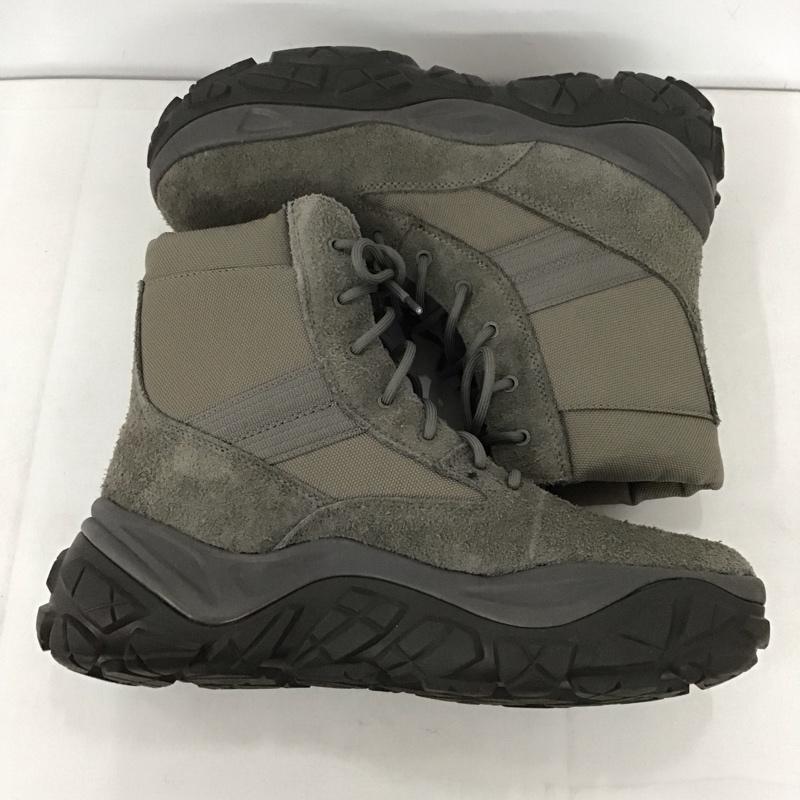 ザラ ZARA ブーツ 一般 2113 420 131 レースアップ ミリタリーブーツ 27.6cm US：10 無地 灰 / グレー /  メンズ USED 古着 中古 10132546