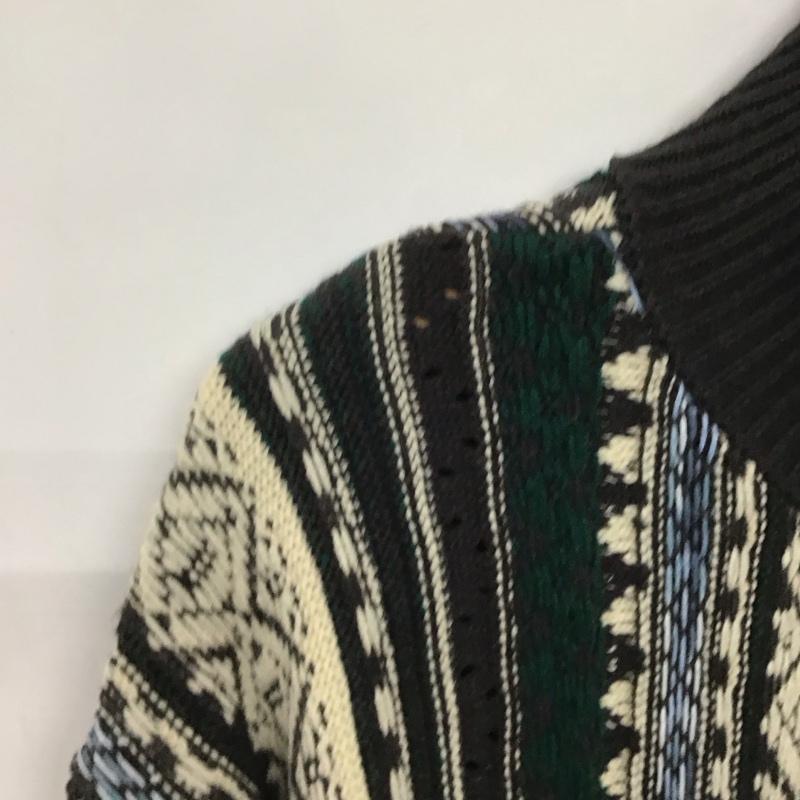 ニコアンド niko and... カーディガン 長袖 M  マルチカラー / マルチカラー /  レディース USED 古着 中古 10143462