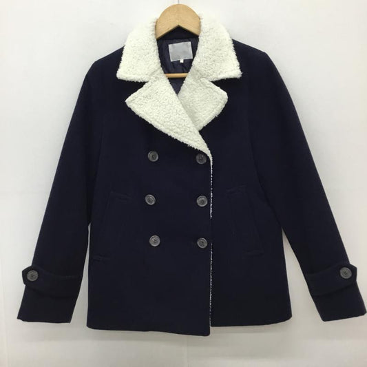 エヘカソポ ehka sopo コート コート一般 M 無地 紺 / ネイビー /  レディース USED 古着 中古 10141156