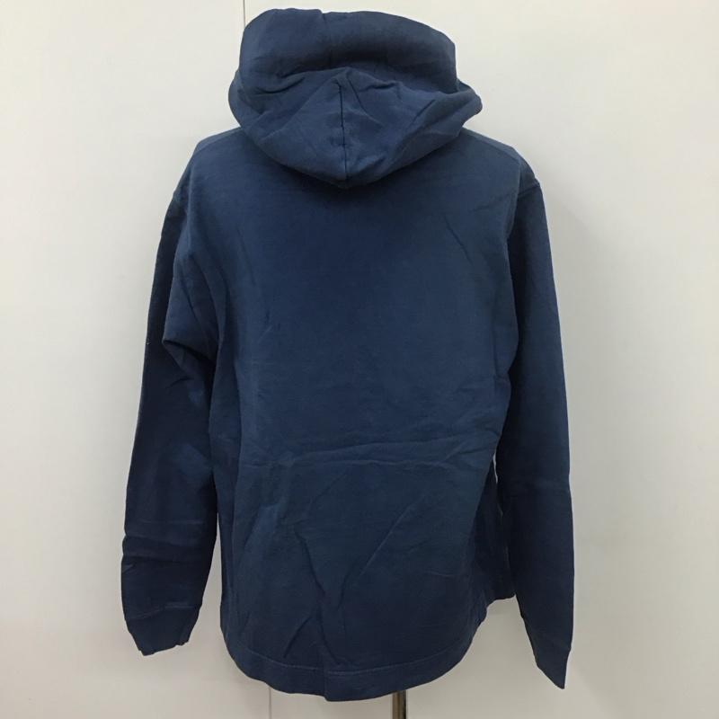 グッドオン Good On パーカー 長袖 ハーフジップ L 無地 青 / ブルー /  メンズ USED 古着 中古 10108093