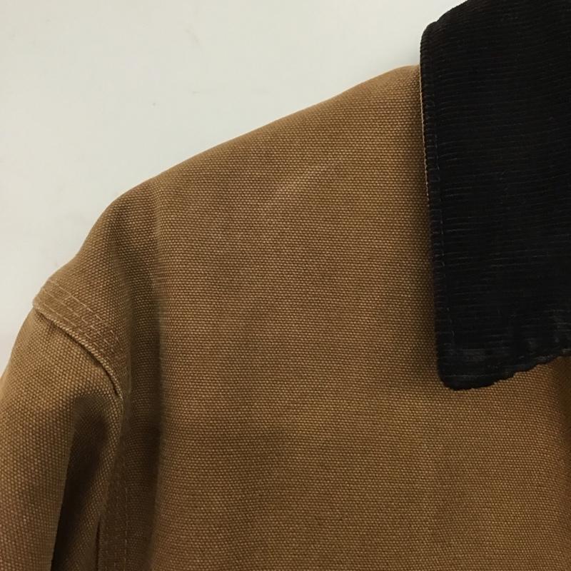 カーハート Carhartt ジャケット、上着 ジャンパー、ブルゾン ジップアップジャケット アウター 古着 カラージャケット M ロゴ、文字 茶 / ブラウン /  メンズ USED 古着 中古 10148154