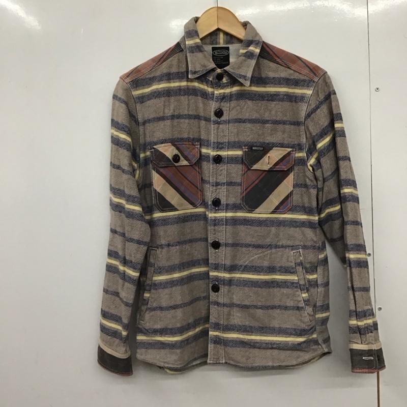 マナスタッシュ MANASTASH シャツ、ブラウス 長袖 長袖シャツ チェックシャツ カラーシャツ M プリント マルチカラー / マルチカラー /  メンズ USED 古着 中古 10147502
