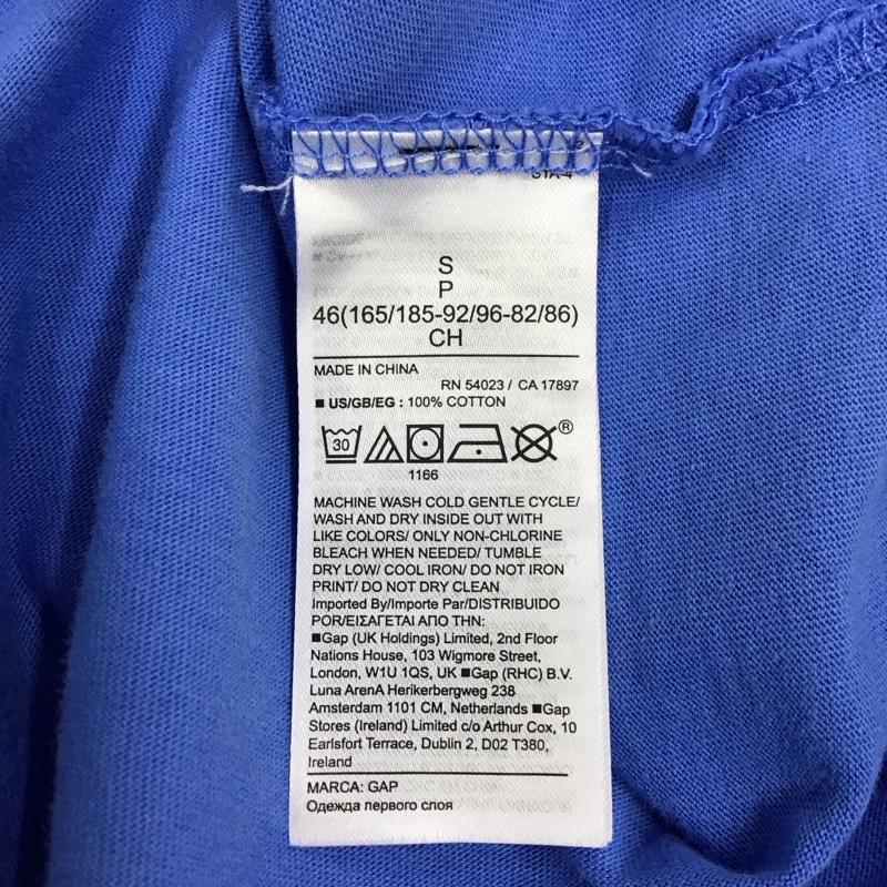 ギャップ GAP Tシャツ 半袖 JAC BAS ARCH T クルーネック S ロゴ、文字 青 / ブルー /  メンズ USED 古着 中古 10115555