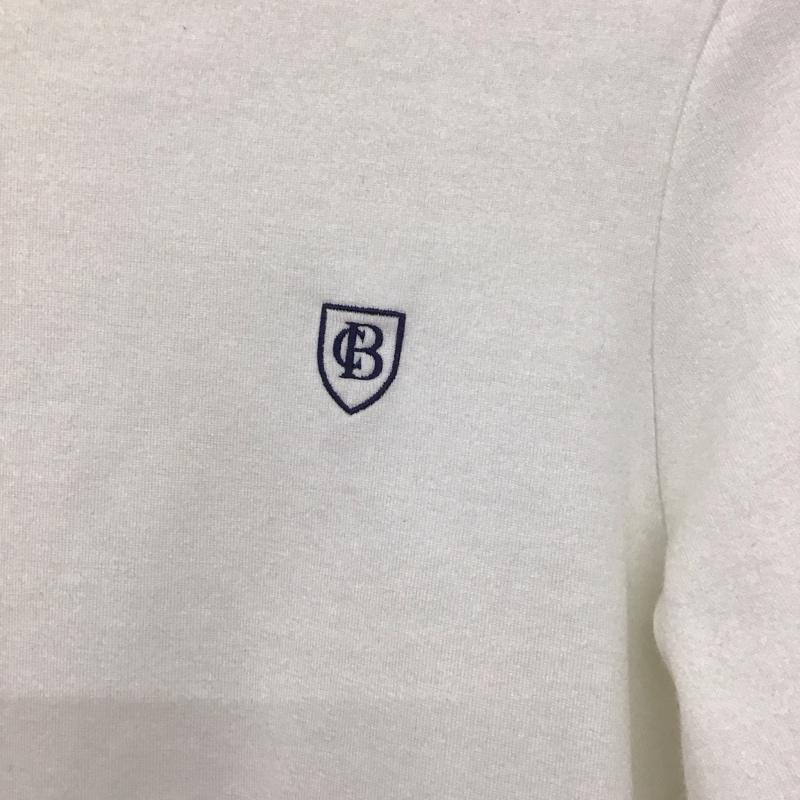 ブラックレーベルクレストブリッジ BLACK LABEL CRESTBRIDGE Tシャツ 長袖 51P11-210-02 ロンT Vネック 2 ワンポイント 白 / ホワイト /  メンズ USED 古着 中古 10139608