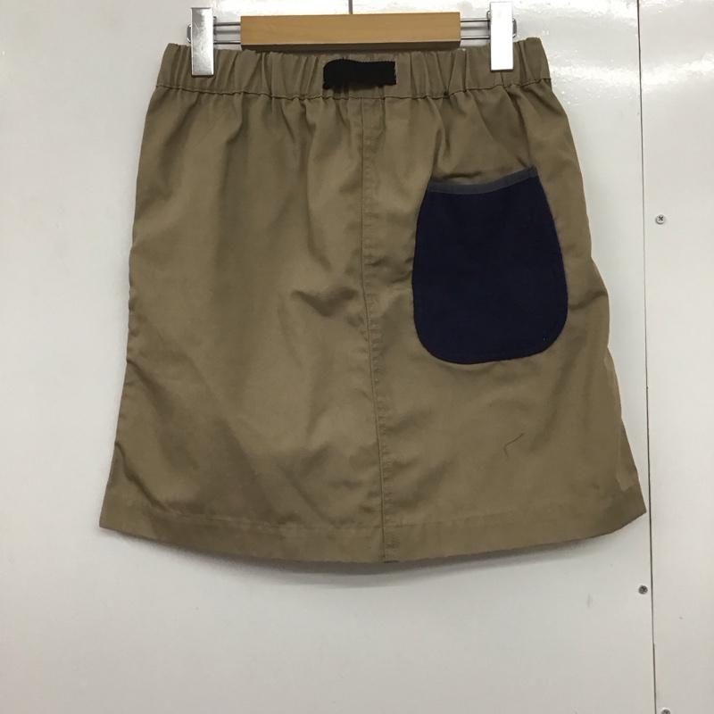 ゴースローキャラバン go slow caravan スカート ミニスカート ミニスカート タイトスカート カジュアルスカート 1 無地 ベージュ / ベージュ /  レディース USED 古着 中古 10142472