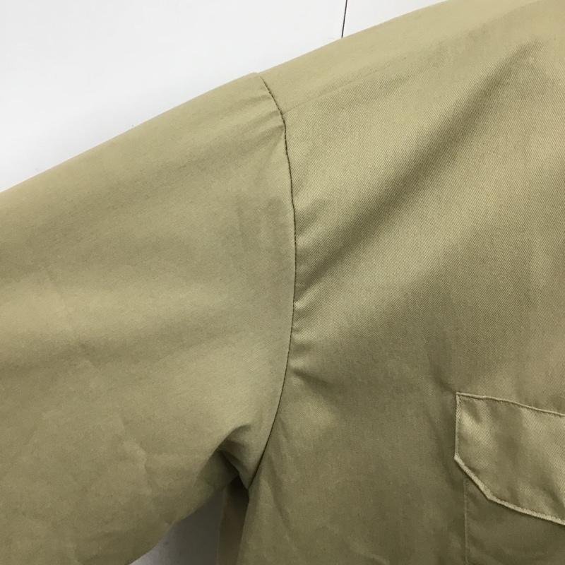 ディッキーズ Dickies シャツ、ブラウス 半袖 1574KH ワークシャツ 4XL ロゴ、文字 ベージュ / ベージュ /  メンズ USED 古着 中古 10099840