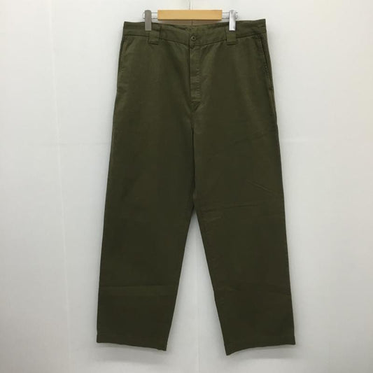 カーハートダブリューアイピー Carhartt WIP パンツ ワークパンツ、ペインターパンツ BRANDFORD PAMT 33インチ 無地 カーキ / カーキ /  メンズ USED 古着 中古 10128841