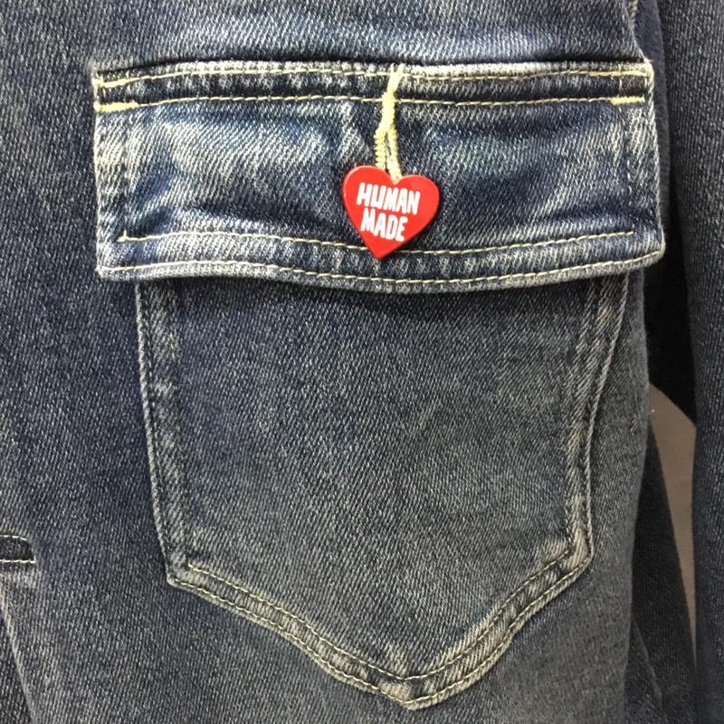 ヒューマンメード HUMAN MADE ジャケット、上着 ジャケット、ブレザー デニムジャケット カラージャケット 長袖ジャケット ブルゾン Gジャン XXL 無地 インディゴ / インディゴ /  メンズ USED 古着 中古 10116150