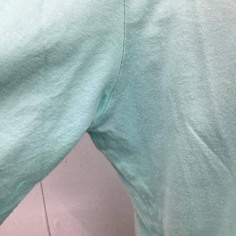アニエス・ベー agnes b. カットソー 長袖 Vネック ロンT 3 無地 水色 / ライトブルー /  レディース USED 古着 中古 10116707