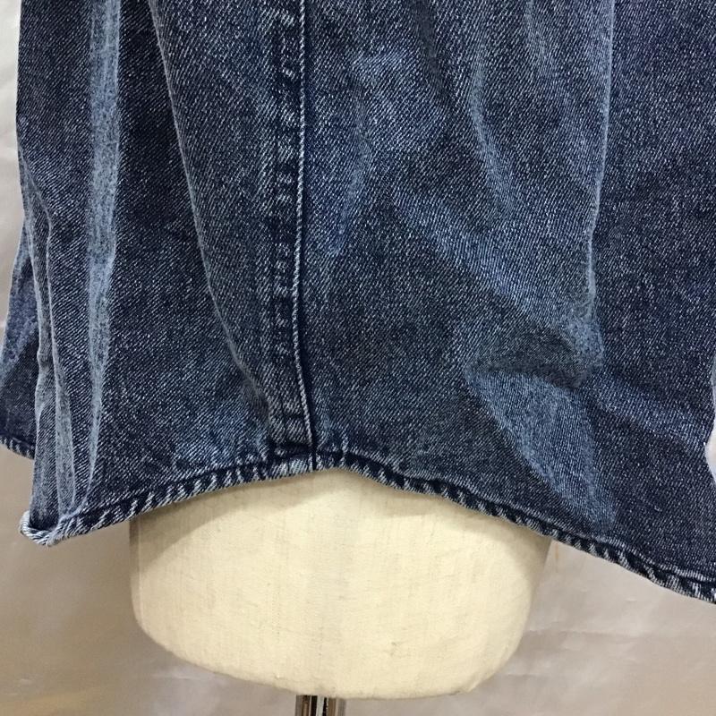 チャオパニック CIAOPANIC シャツ、ブラウス 長袖 長袖シャツ カラーシャツ 長袖カットソー デニムシャツ L 無地 インディゴ / インディゴ /  メンズ USED 古着 中古 10114376