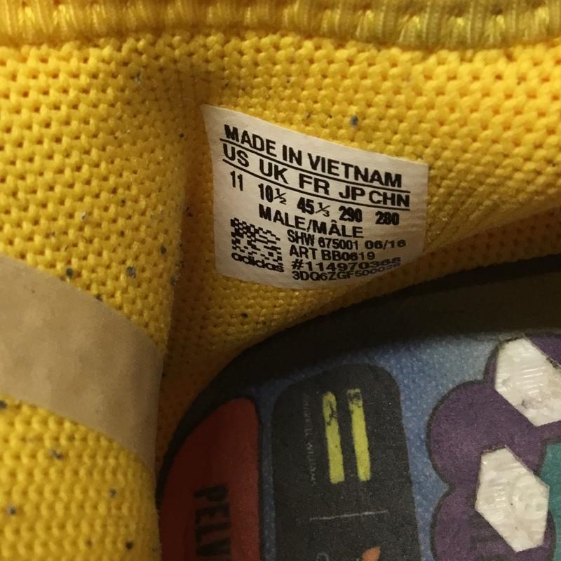 アディダス adidas スニーカー スニーカー BB0619 PW HUMAN RACE NMD 29cm 29.0cm ロゴ、文字 黒 / ブラック / X 黄 / イエロー /  メンズ USED 古着 中古 10110485