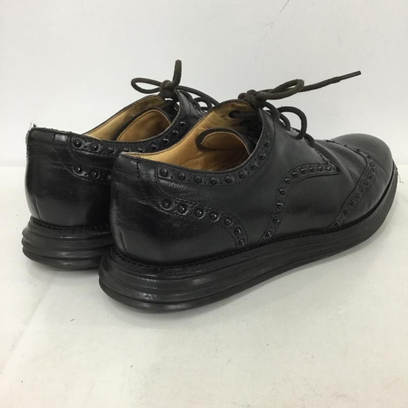コールハーン COLE HAAN 革靴 革靴 C12648 161 スタッズ ウィングチップ 9M 無地 黒 / ブラック /  メンズ USED 古着 中古 10136385
