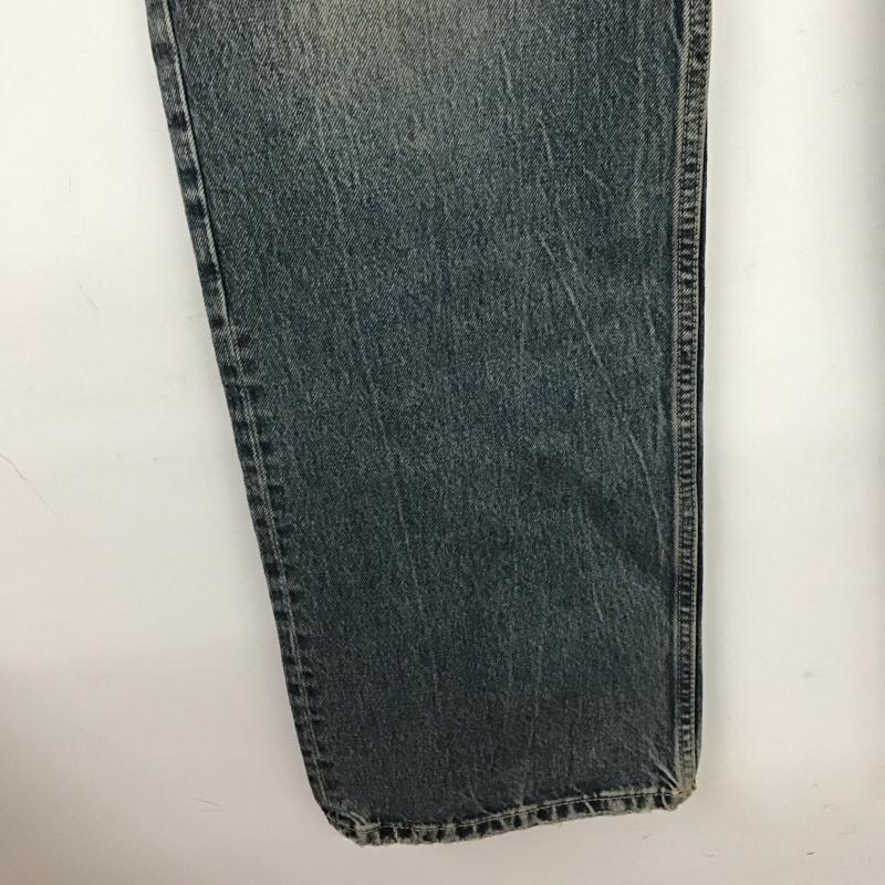 ザラ ZARA パンツ デニム、ジーンズ デニムパンツ ワイドパンツ カジュアルパンツ 40 無地 インディゴ / インディゴ /  メンズ USED 古着 中古 10149601