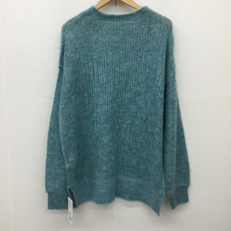 ローズバッド ROSE BUD ニット、セーター 長袖 FREE 無地 青 / ブルー /  レディース USED 古着 中古 10139800