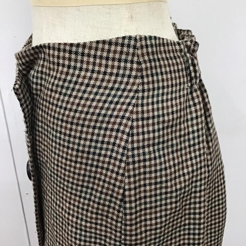 アーバンリサーチ URBAN RESEARCH スカート ロングスカート WH86-25N027 巻きスカート ラップスカート FREE チェック ベージュ / ベージュ / X 黒 / ブラック / X 茶 / ブラウン / X 緑 / グリーン /  レディース USED 古着 中古 10112645