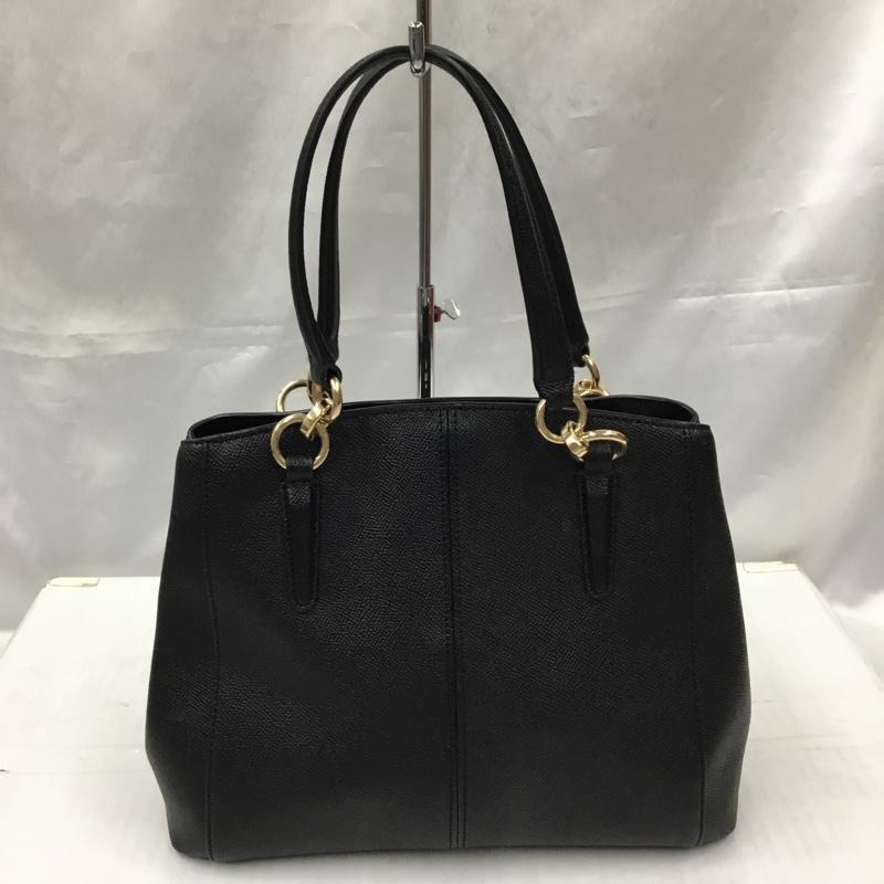 コーチ COACH ハンドバッグ ハンドバッグ F57847 ミネッタクロスボディ ロゴ、文字 黒 / ブラック / X 金 / ゴールド /  レディース USED 古着 中古 10105770