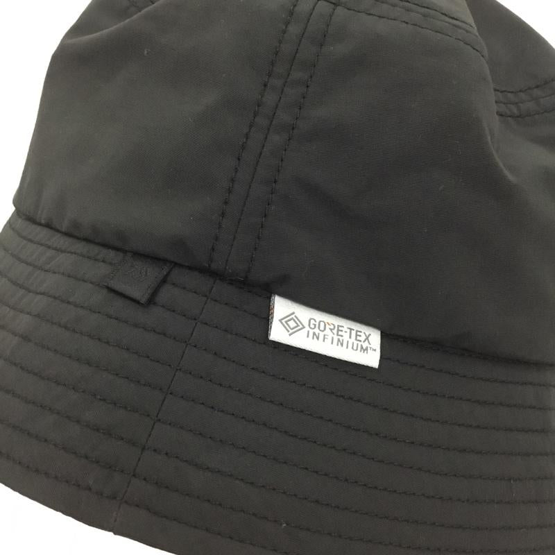 ダイワ ピアサーティナイン DAIWA PIER39 帽子 ハット BC-16023 TECH BUCKET HAT GORE-TEX バケットハット タグ付き FREE ワンポイント 黒 / ブラック /  メンズ USED 古着 中古 10137139